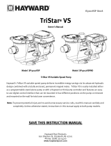 Hayward TriStar VS : SP3202VSP SP3202VSPND Owner's manual