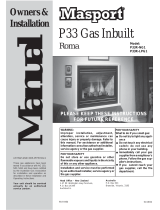 Masport P33R-LPG1 Owners & Installation Manual