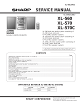 Sharp XL-560 User manual