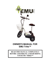 American Scooter Company EMU Trike Owner's manual