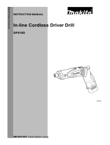 Makita DF010D User manual