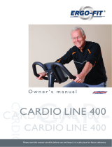 ERGO-FIT Cardio Line 400 Owner's manual
