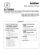 Brother S-7200A User manual