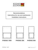 Bodart&Gonay PHENIX 850 Instructions For Use And Maintenance Manual