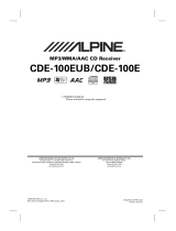 Alpine CDE-100E User manual