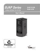 Audiopipe DJAP-612PB User manual