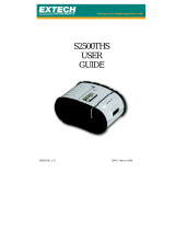 Extech Instruments S2500THS User manual