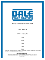 Dale Power Solutions E420 User manual