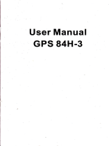 JTD GPS 84H-3 User manual