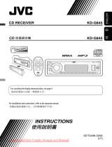 JVC KD-G845 Instructions Manual