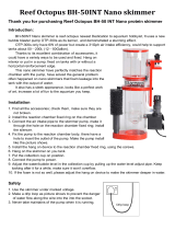 CoralVue Reef Octopus BH-50INT User manual