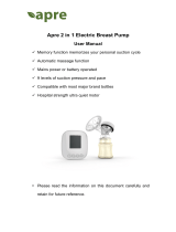 Apre 2 in 1 Electric Breast Pump User manual