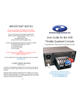 Precision Trading USB Throttle Quadrant Console User manual