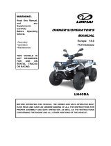 Linhai LH40DA Owner's/Operator's Manual