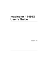 Konica Minolta magicolor 7450 II User manual