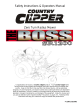 Country Clipper The Boss SR1200 User manual