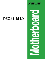 Asus P5G41-M LX User manual