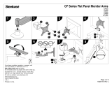 Steelcase CF Series Flat Panel Monitor Arms Assembly Instructions