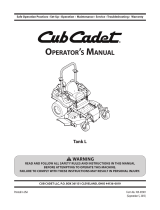 Cub Cadet TANK L 54 User manual