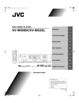 JVC XV-M50BK User manual