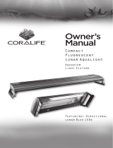 Coralife Compact Fluorescent Lunar Aqualight Owner's manual