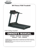 BH FITNESS P360 - Owner's manual