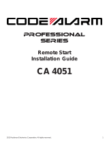 Code Alarm CA 4051 Installation guide