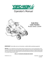 Yard-Man AutoDrive 604 User manual