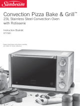 Sunbeam Convection Pizza Bake & Grill BT7000 User manual