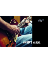 Gibson Les Paul Standard Owner's manual