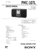 Sony PMC-107L User manual