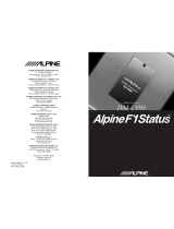 Alpine F1 Status DAI-C990 Owner's manual
