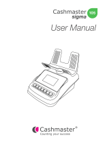 Cashmaster Sigma 105 User manual