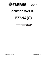 Yamaha 2011 FZ8NA(C) User manual