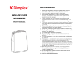 Dimplex GDH-DEH10M User manual