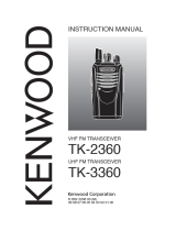 Kenwood TK-3360 User manual