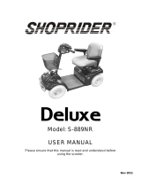 Shoprider Deluxe S-889NR User manual