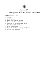 Citizen C080 User manual