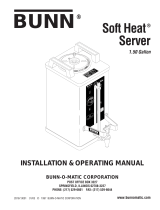 Bunn Soft Heat Server 1.50 Gallon Installation guide