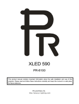 PR XLED 390 PR-8108 User manual