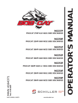 Schiller Grounds Care Bob-Cat 942250F User manual