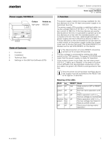 merten 160 REG-K User manual