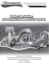 BANZAI Baby Sprinkles Splish Splash Pool Important Safety Instructions Manual
