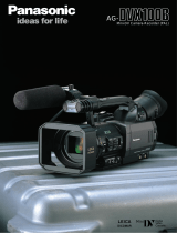 Panasonic AG-DVX100B User manual