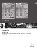 Behringer Eurorack UB1204FX-Pro User manual