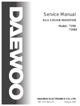 Daewoo 719BF User manual