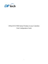 DPtech WCS7000 Series User Configuration Manual