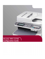 Muratec MFX-C2700 Configuration manual