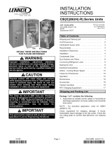 Lennox CBX26UH series Installation Instructions Manual