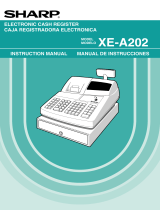 Sharp XE-A202 Owner's manual